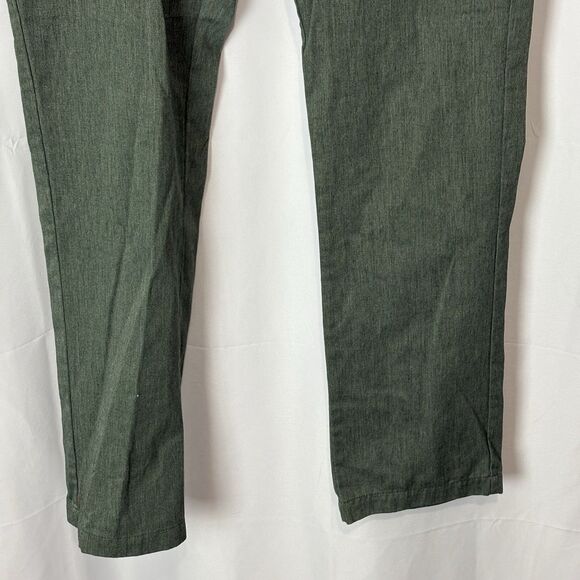 Volcom Pants Mens 32 Green Frickin Modern Chino Corpo Class Business Casual - Picture 3 of 14